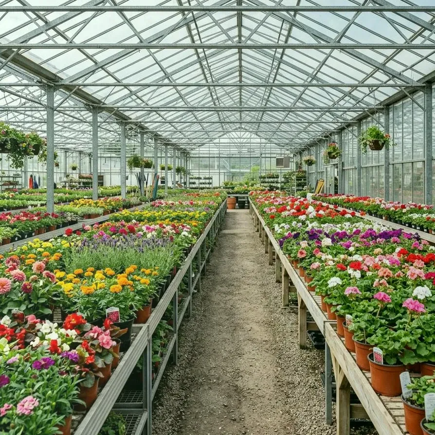 Yellow Light — gardencenter in Hamburg